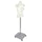 Azar Displays White Plastic Female Bust on Wheeled Plastic Base 900505-WHT - alternate 1